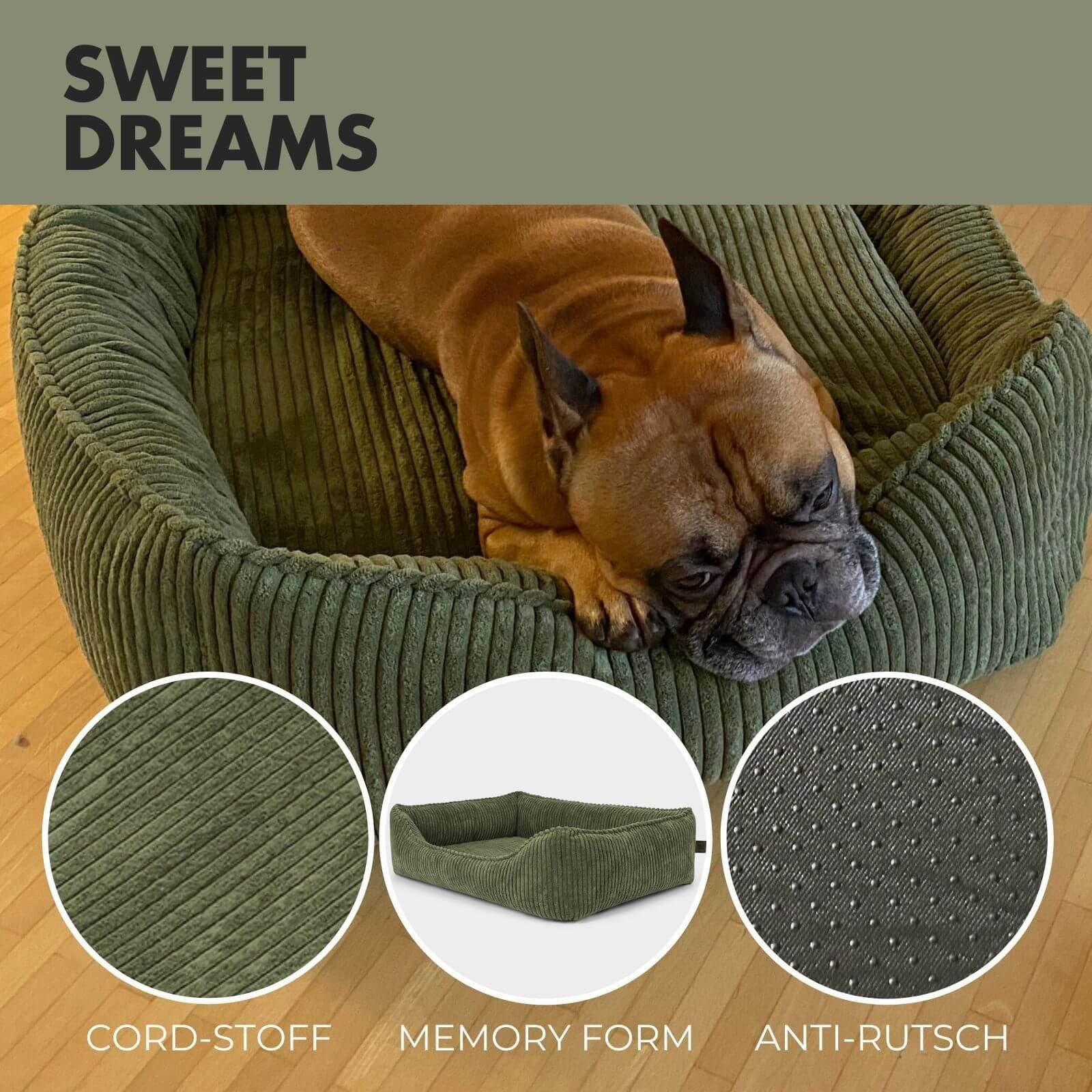 PAW WOW Hundekorb Hundebett ANTON Cord günstig online kaufen