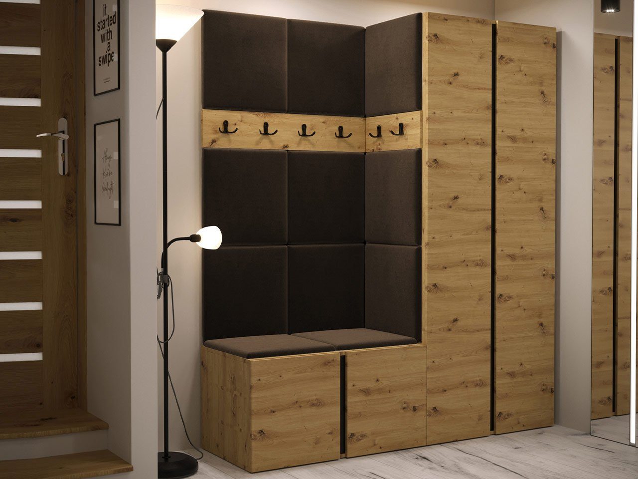 MIRJAN24 Garderoben-Set Orion III, (Komplett-Set, Kleiderschrank, günstig online kaufen