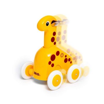 BRIO® Nachziehspielzeug Brio Kleinkindwelt Holz Rollspielzeug Push & Go Giraffe 30229