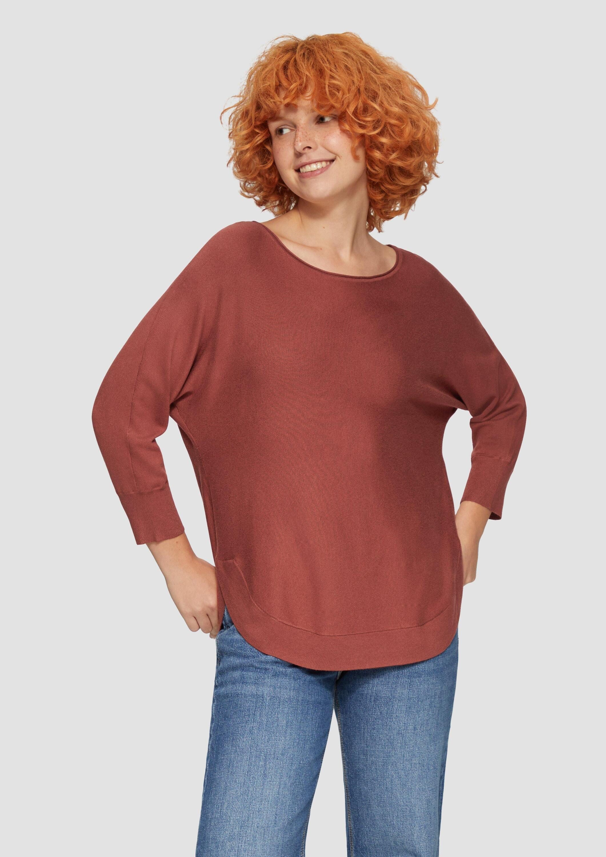 3/4 Arm-Pullover Strickpullover