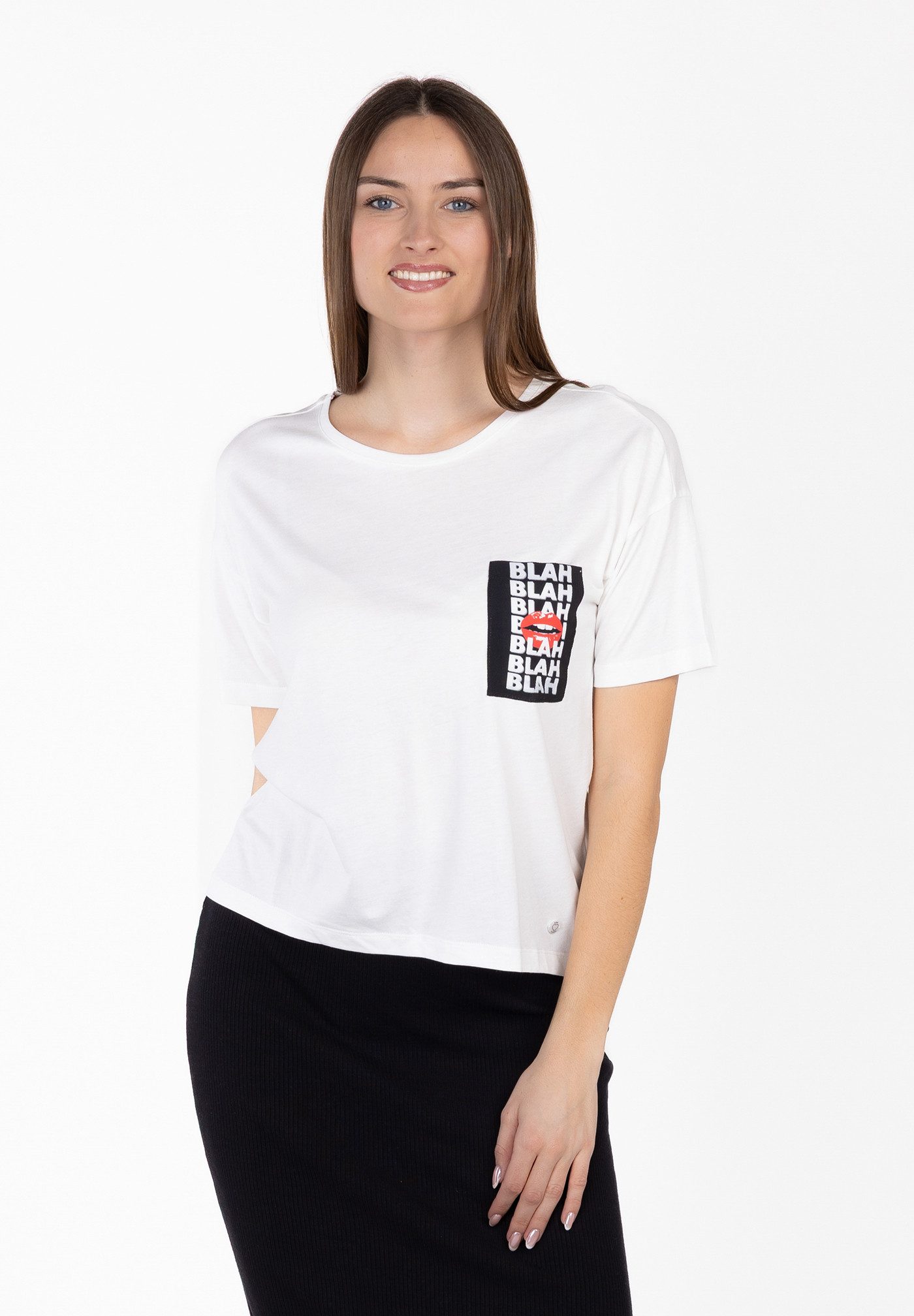 Key Largo T-Shirt WT BLAH round (1er)