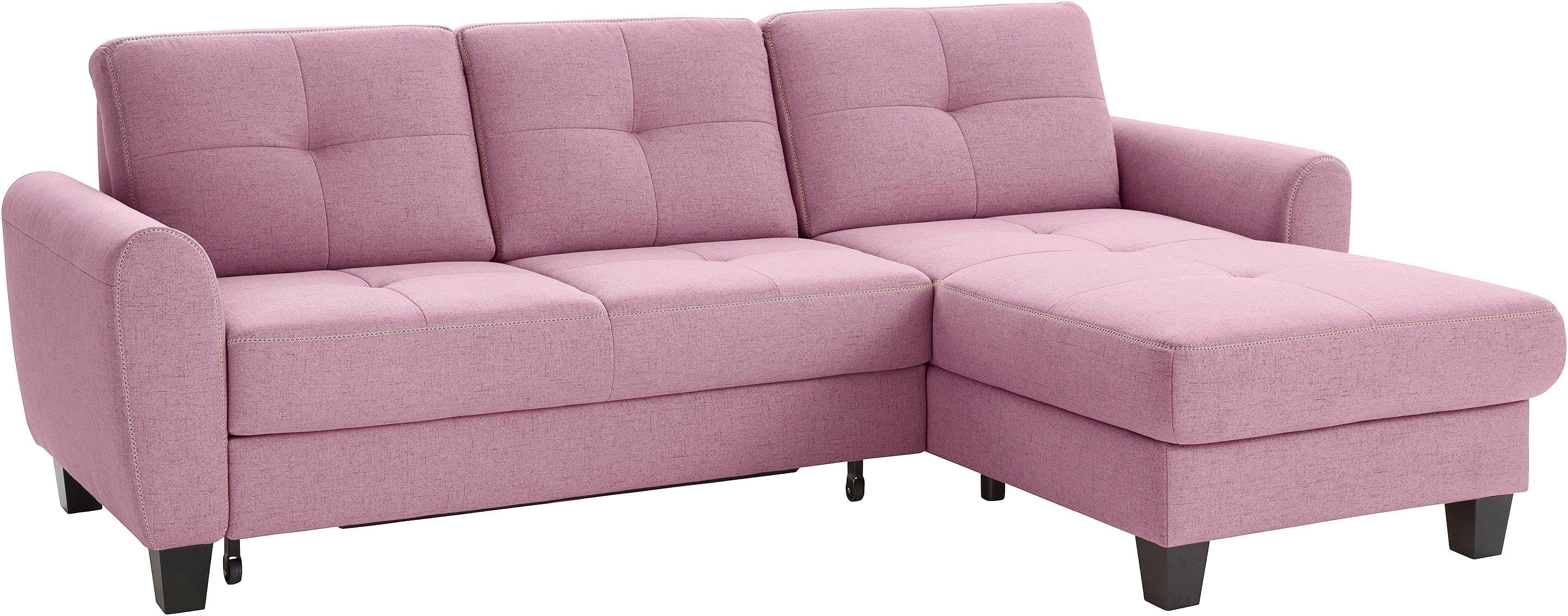 sit&more Ecksofa Varese L-Form, mit Federkern, günstig online kaufen