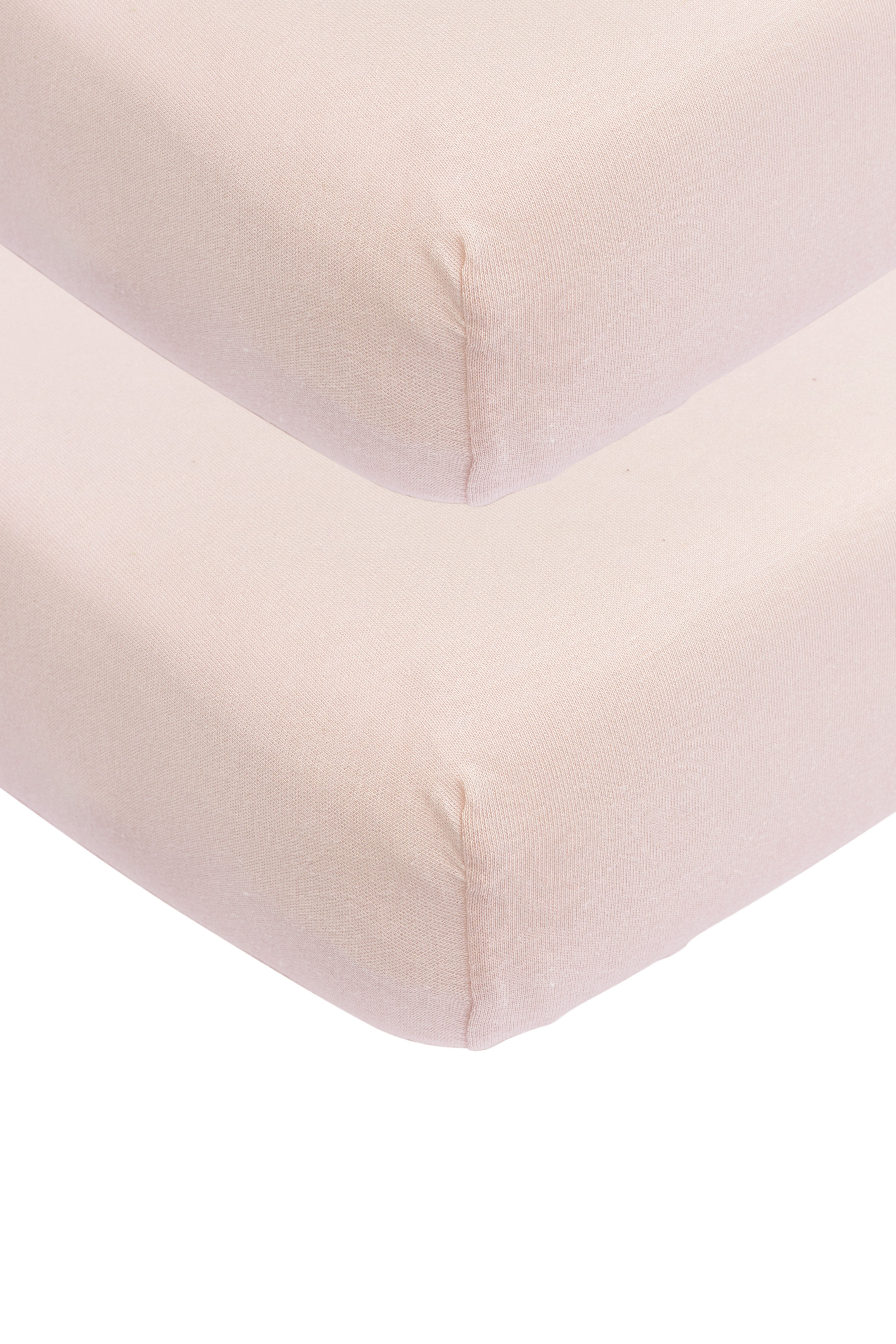 Meyco Baby Spannbettlaken Soft Pink, Jersey, günstig online kaufen