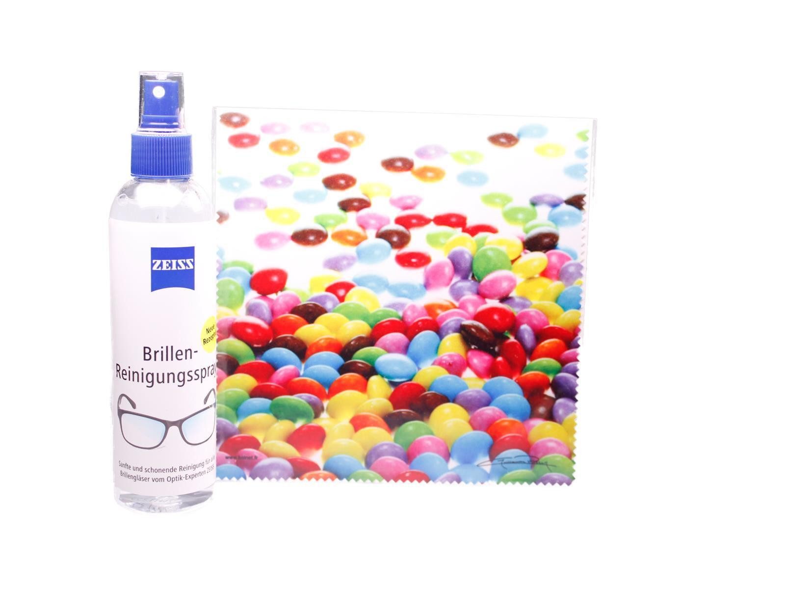 Brillenetui Mikrofasertuch "Smarties" Größe 18,5*18,5 cm von La Kelnet