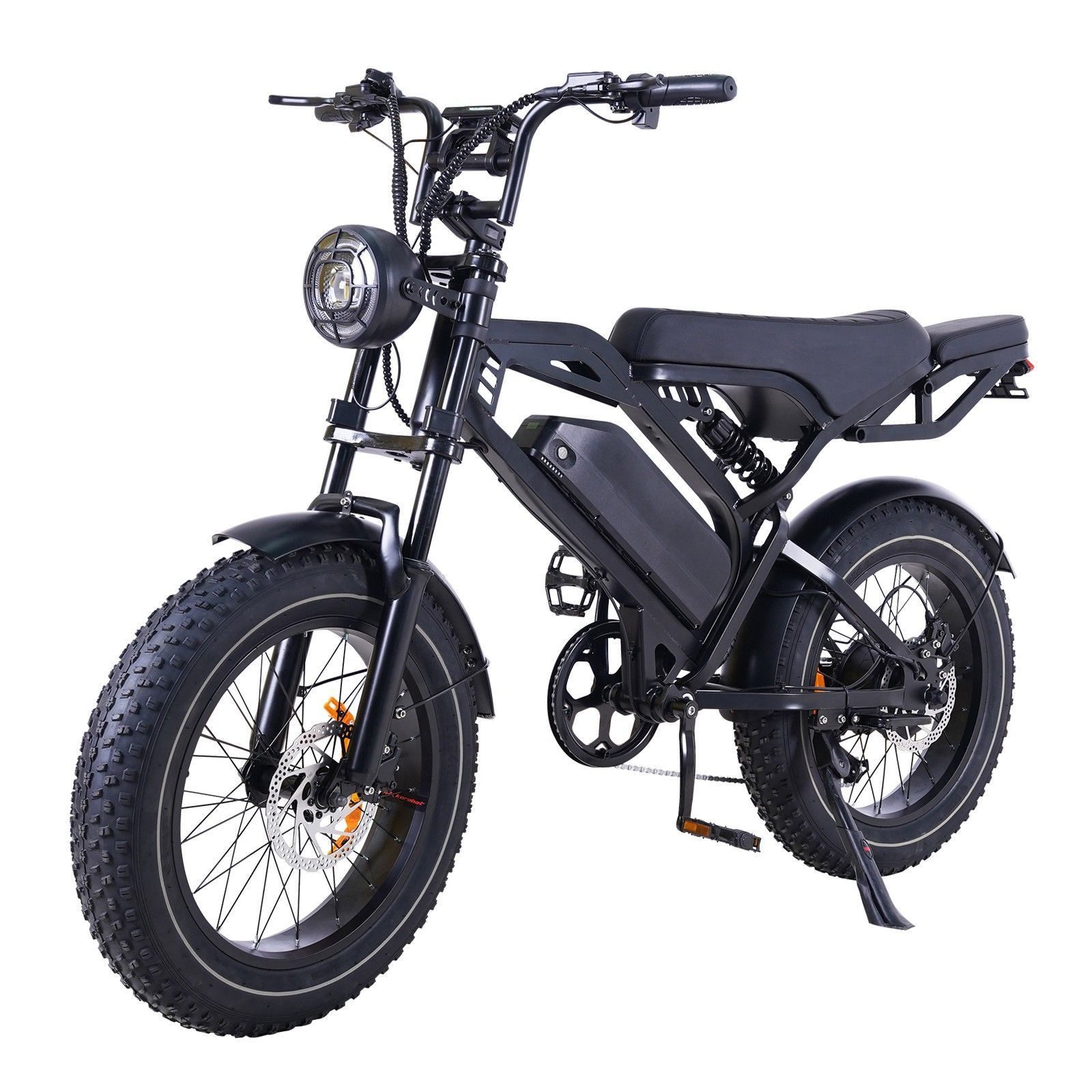 E-Bike Mountainbike 20 Zoll Elektrofahrrad, 250w 48V 15.6Ah Abnehmbarer Akku