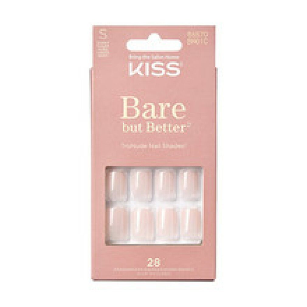 nails pcs Nails Bare-But-Better Couture Nudies Kiss Kunstfingernägel 28 Gel
