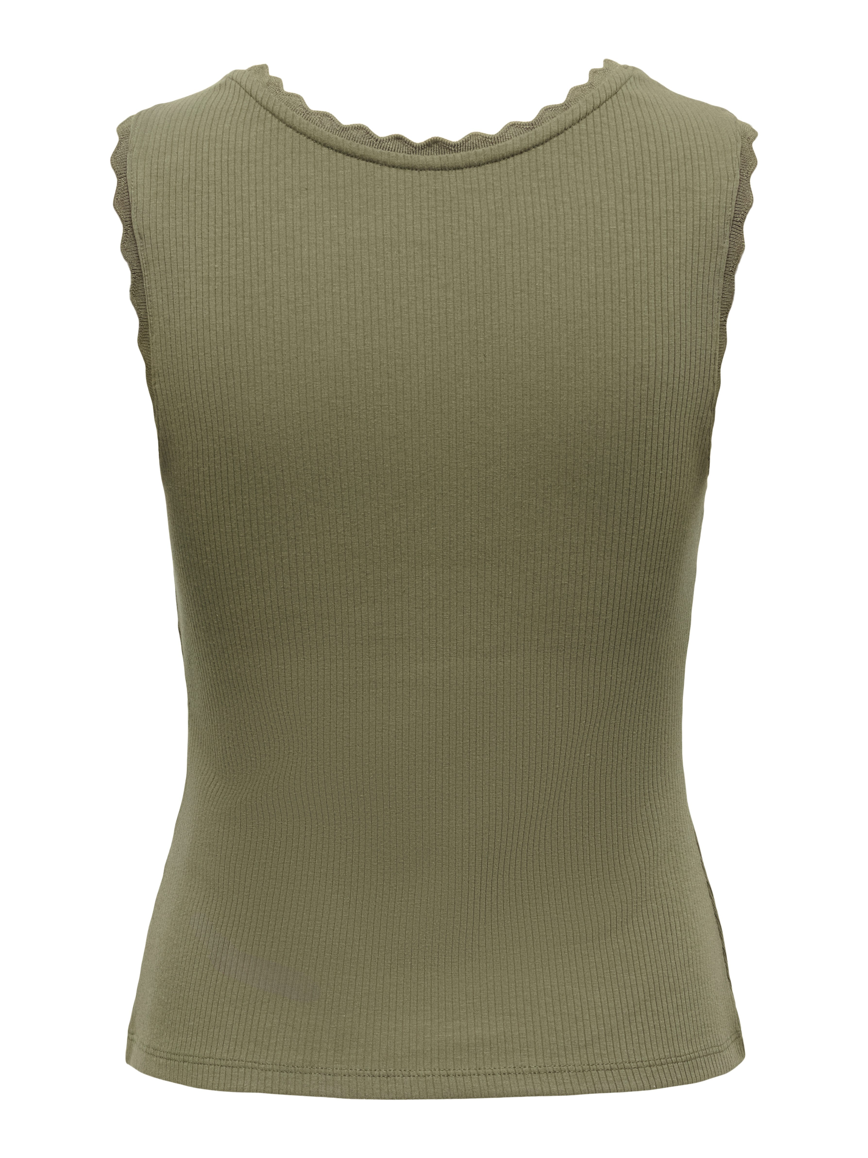 ONLY Tanktop ONLLUNI S/L TANK TOP CS JRS Baumwollmischung, regular fit, Rundhals