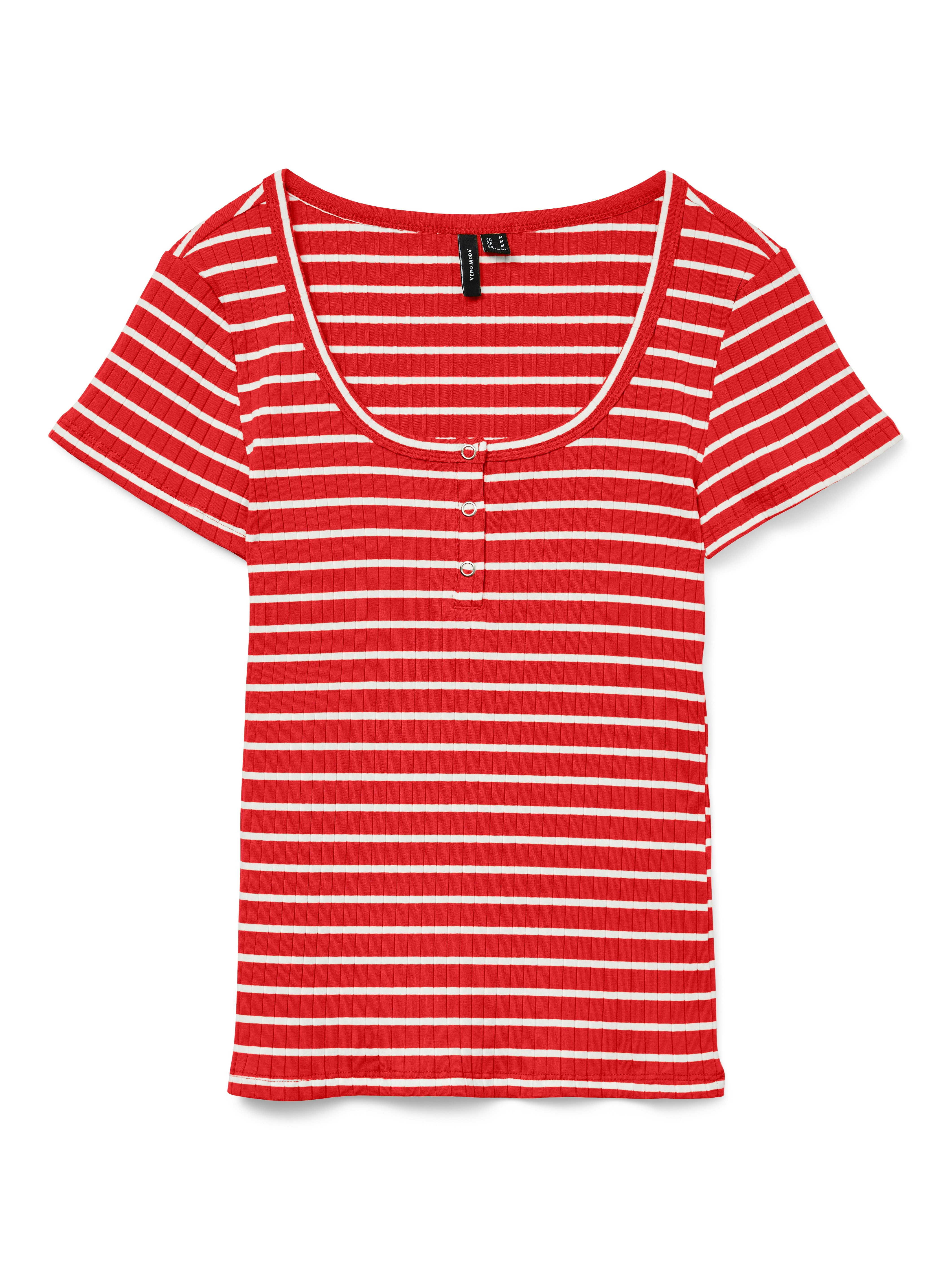 Vero Moda T-Shirt VMSEA SS HENLEY TOP JRS günstig online kaufen