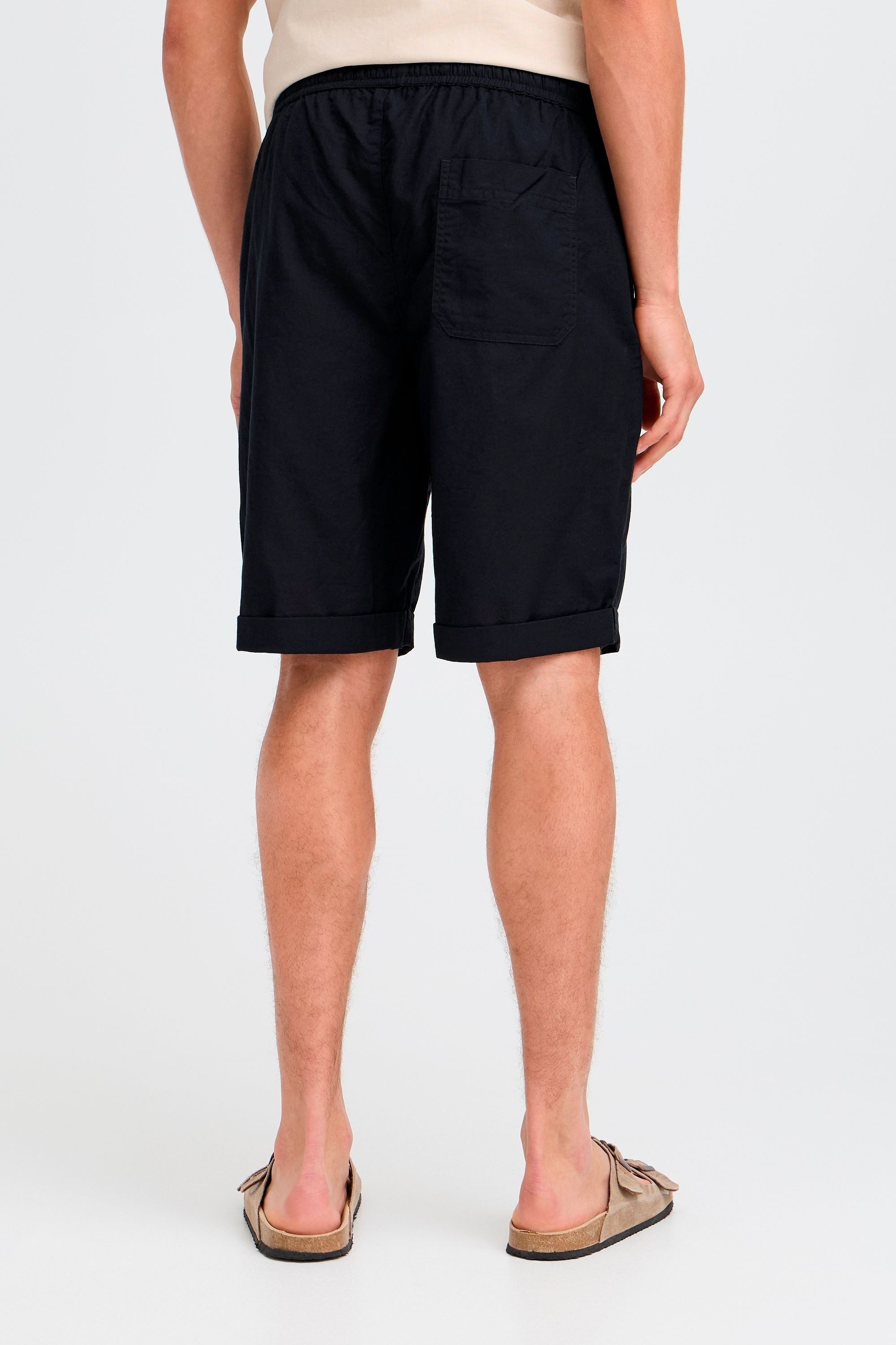!Solid Leinenhose SDLinau Bequeme Shorts mit Kordelverschluss