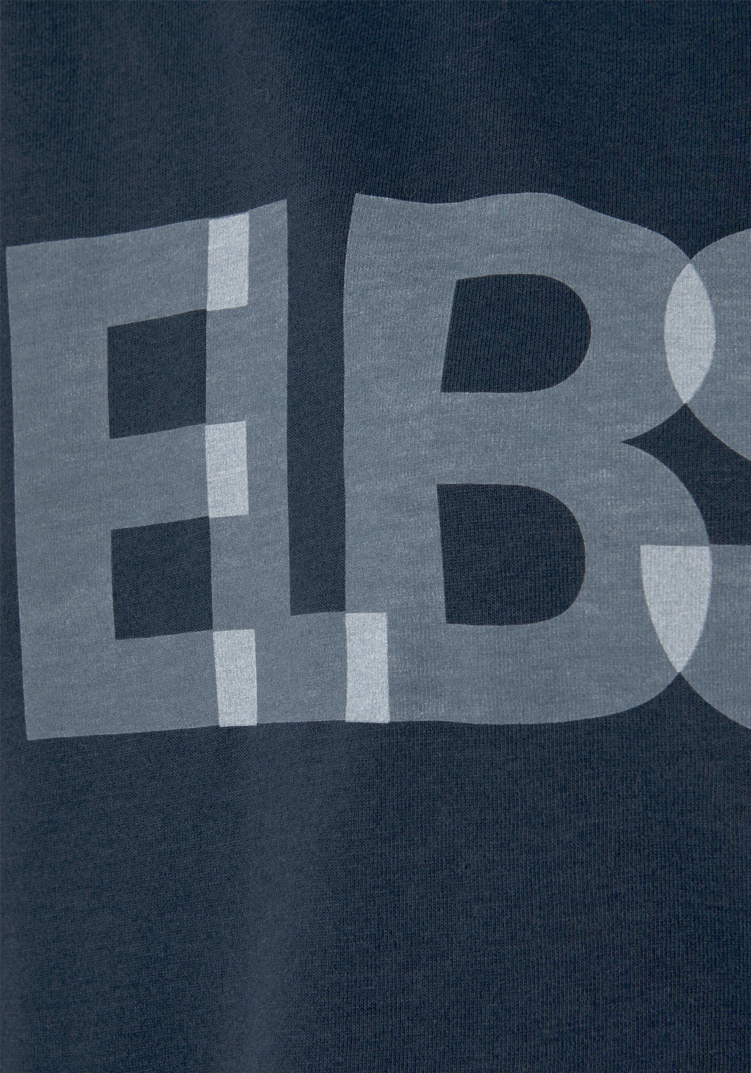 Elbsand 3/4-Arm-Shirt Irja mit Logodruck, Baumwoll-Mix, lockere Passform – Bild 5 von 5