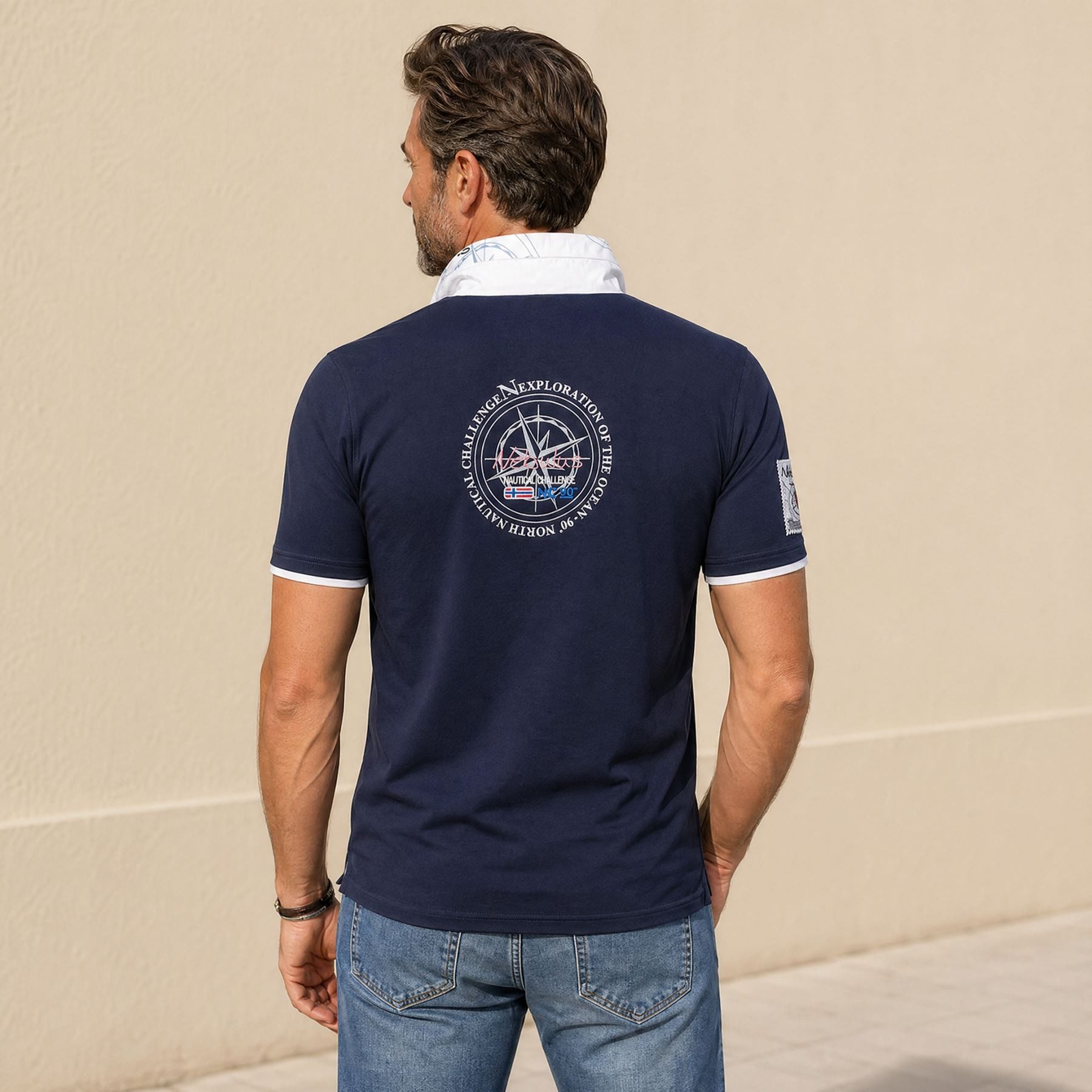 Nebulus Poloshirt EGERSUND, Q2067 - Herren, navy, M