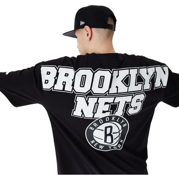 New Era Print-Shirt NBA Oversized BACKPRINT Brooklyn Nets