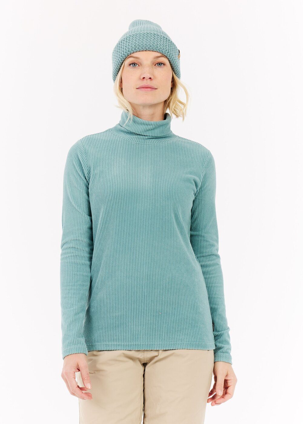 Protest Stehkragenpullover PRTPEARLA active top Glacial Blue