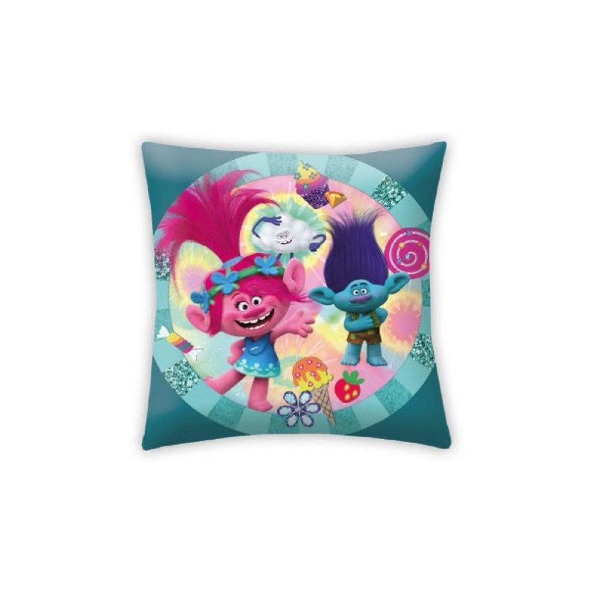 Trolls Dekokissen - Kuschelkissen (1 Stk) 40 x 40 cm aus Polyester