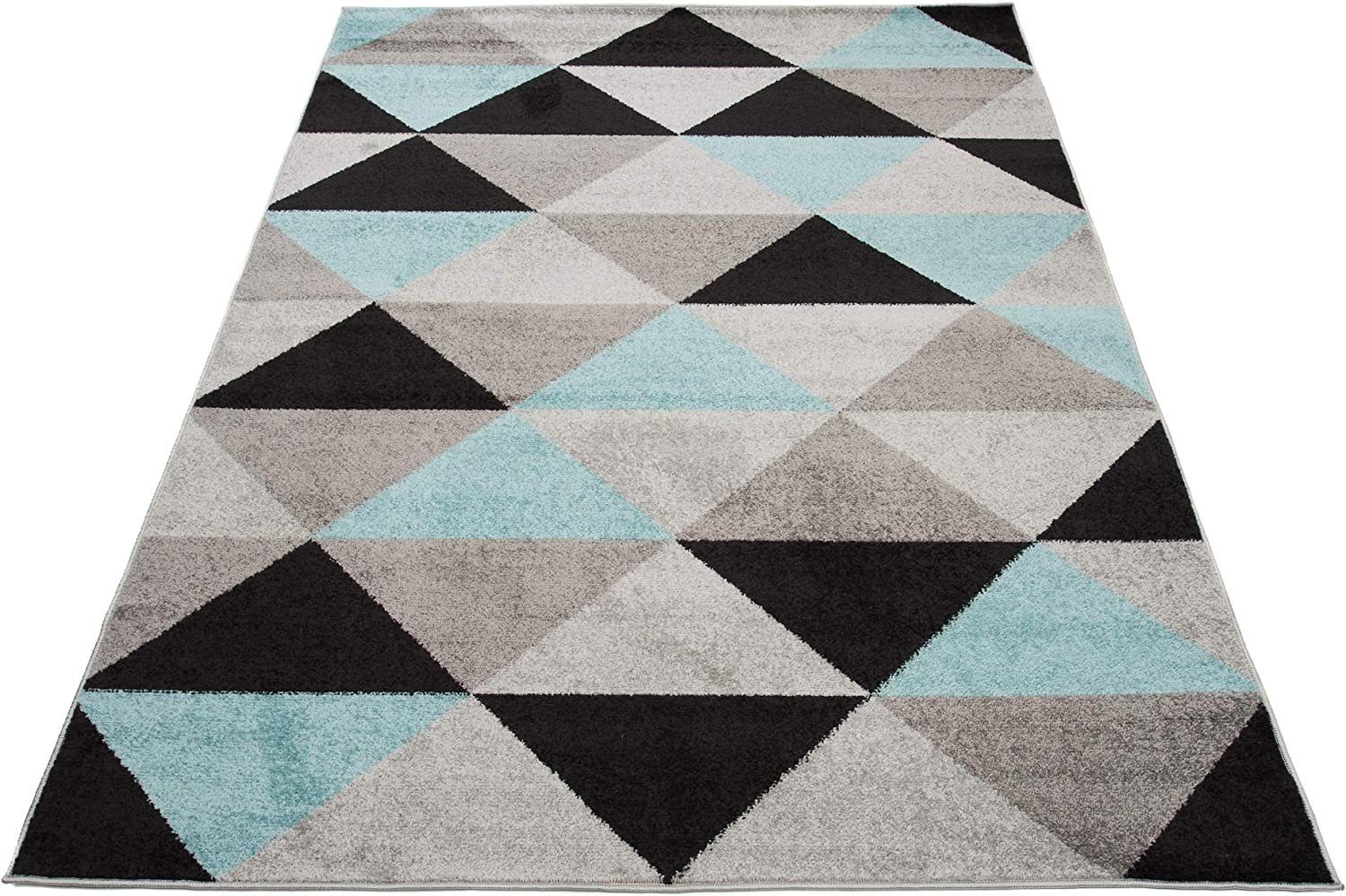Mazovia Teppich LAZUR_Geometric, 80x150, Geometrisch, Modern, Kurzflor, Gemustert