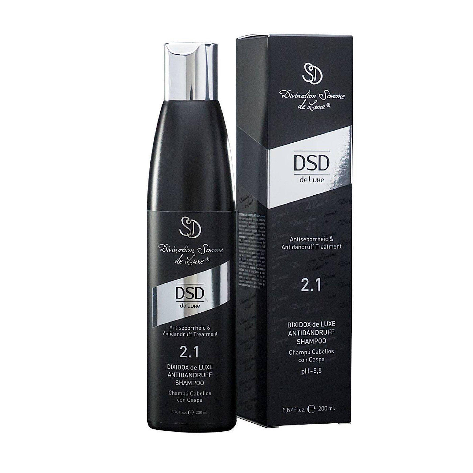DSD de Luxe Antidandruff Shampoo, 1-tlg. & Kopfhaut-Pflegeshampoo Antiseborrheic 2.1