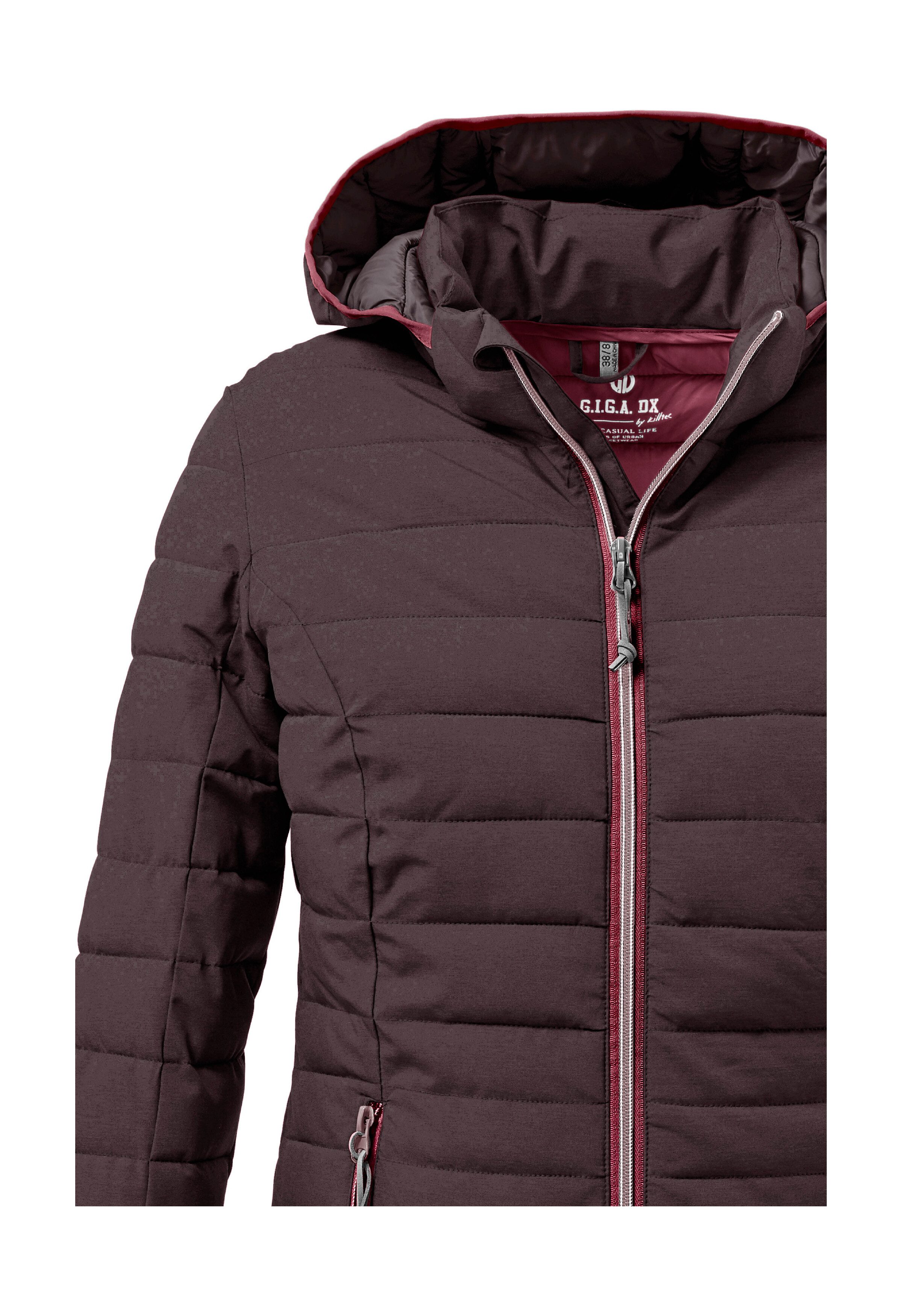 G.I.G.A. DX by killtec Steppjacke Uyaka Leichte, wasserabweisende Damenjacke mit abzippbarer Kapuze