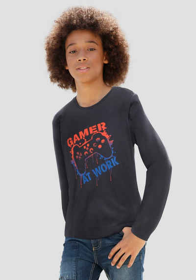 KIDSWORLD Langarmshirt GAMER AT WORK