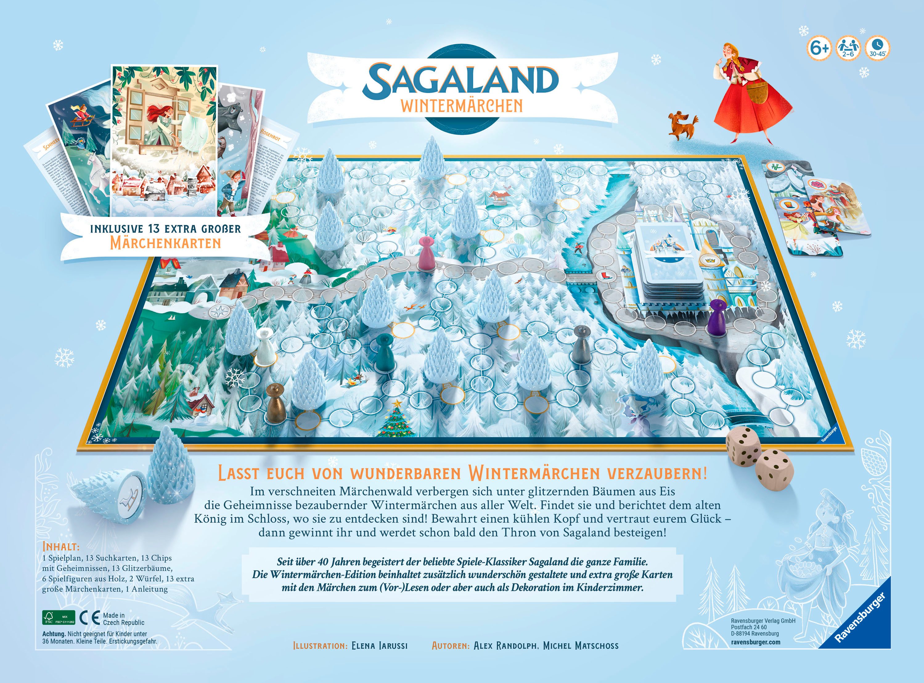 Ravensburger Spiel Sagaland Wintermärchen, Made in Europe