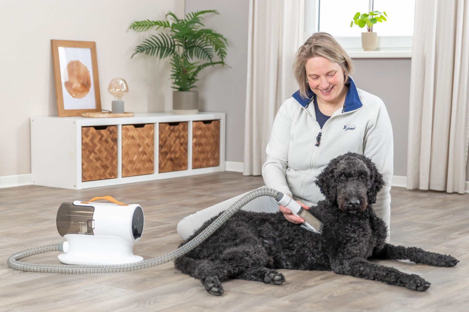 Hundeschermaschine Schermaschinenset mit Fellsauger