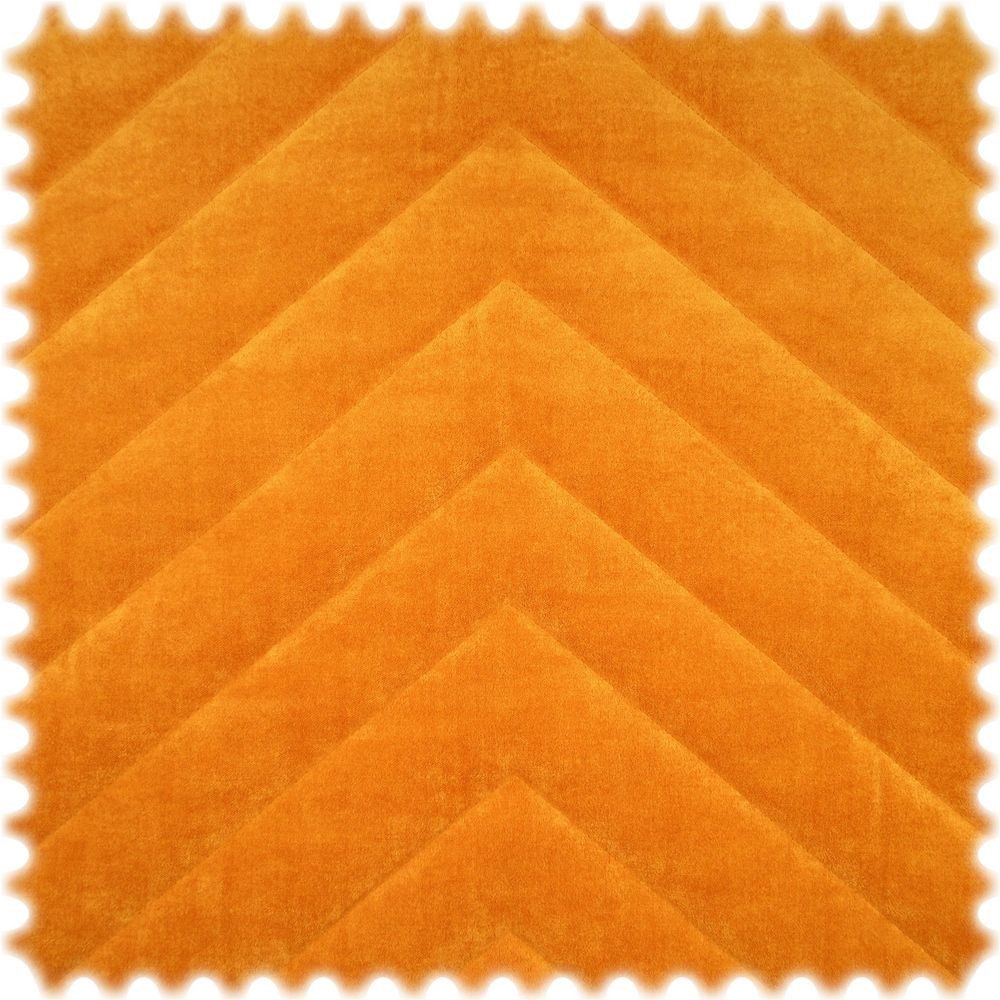 Heiro Stoff AKTION Stepp Velours Fischgrät Möbelstoff Rhythm Gold 4 lagig, Meterware - Breite:140 cm