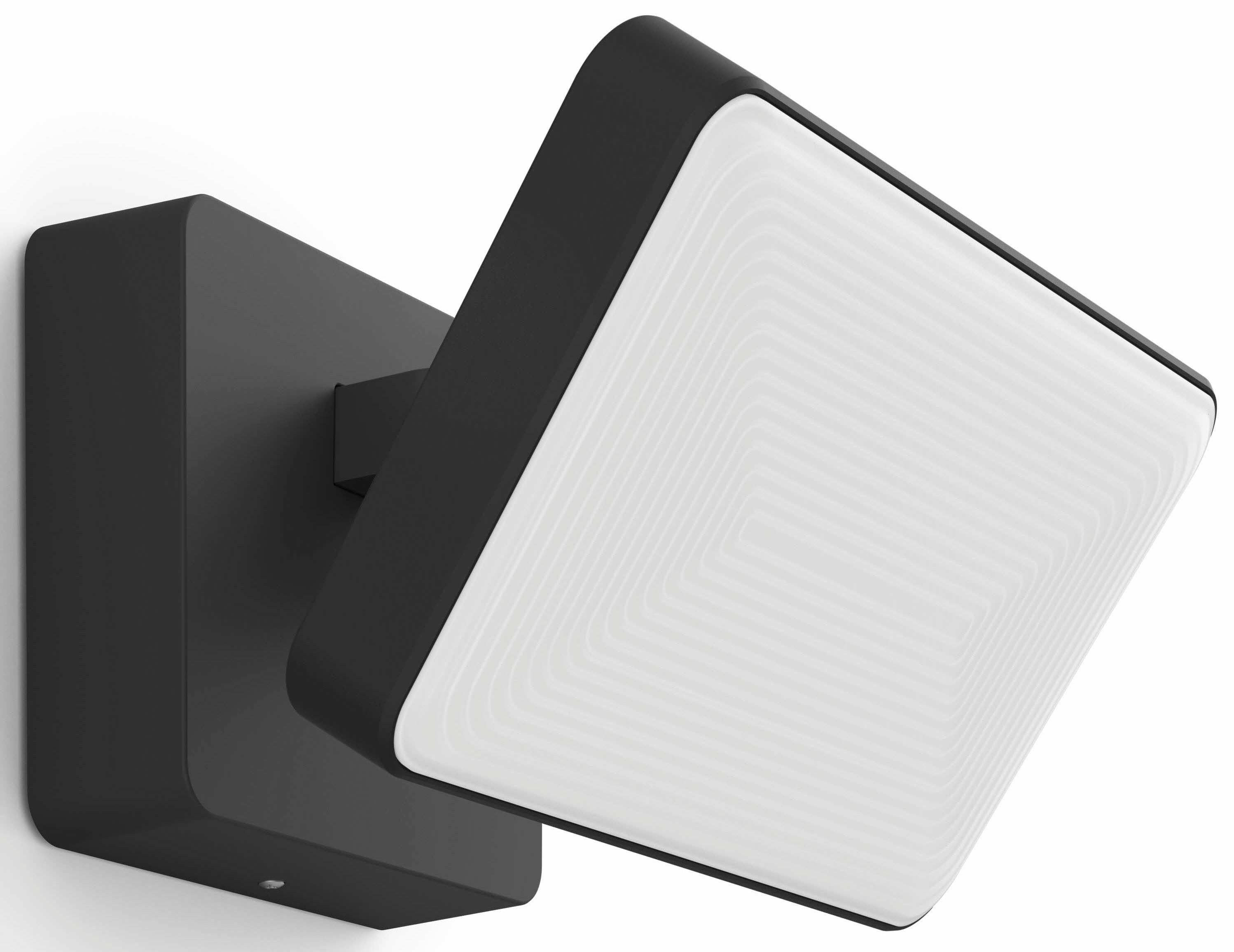 Philips Hue LED Flutlichtstrahler White & Color Ambiance Discover Flutlicht schwarz, Abschaltautomatik, Bluetooth, CCT - über Fernbedienung, Dimmfunktion, Farbsteuerung, Farbwechsel, Leuchtdauer einstellbar, Memoryfunktion, Nachtlichtfunktion, RGB, Smart Home, Timerfunktion, dimmbar über Fernbedienung, erweiterbar, mehrere Helligkeitsstufen, LED fest integriert, RGB, Outdoor