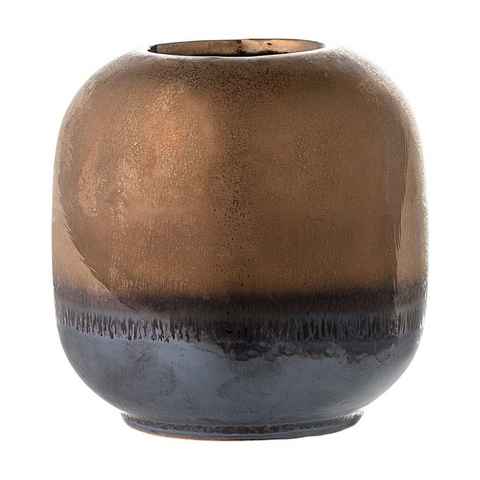 Bloomingville Kugelvase Bloomingville Vase Meta 10,5x10,5cm handmade steingut