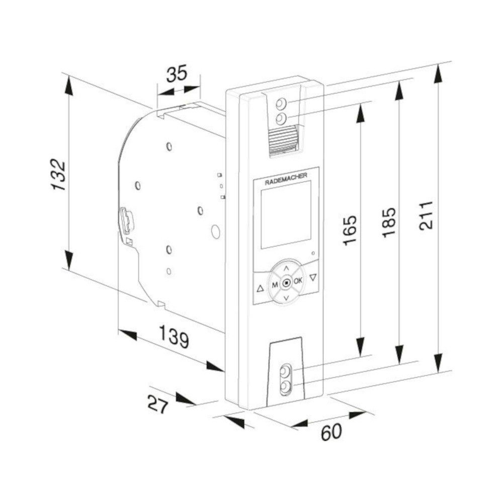 Rademacher Rollladengurt-Antrieb Rademacher Rollladenantrieb Rollotron UP Comfort 1700, 16234519