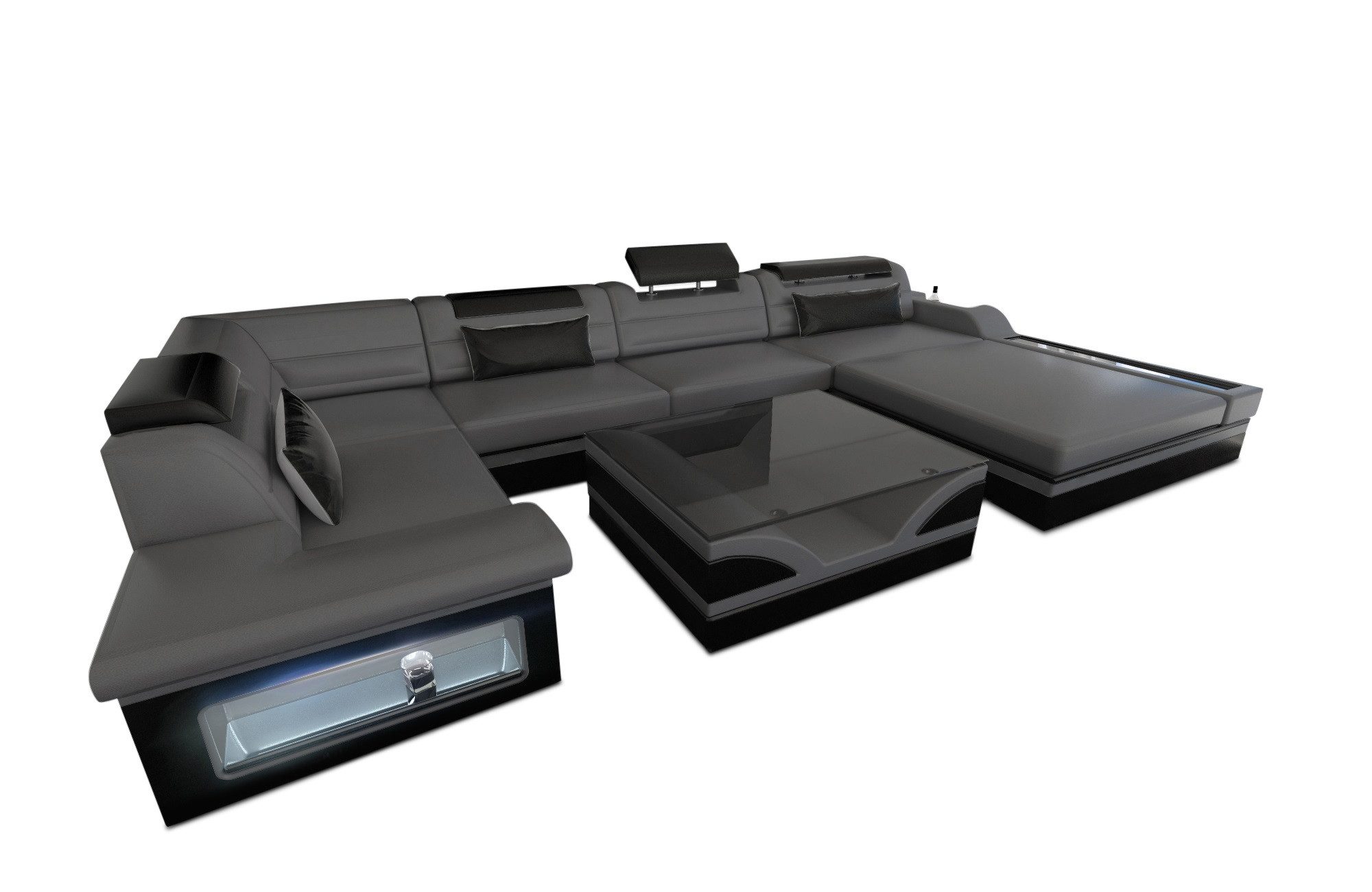 Sofa Dreams Wohnlandschaft Sofa Leder Mezzo günstig online kaufen