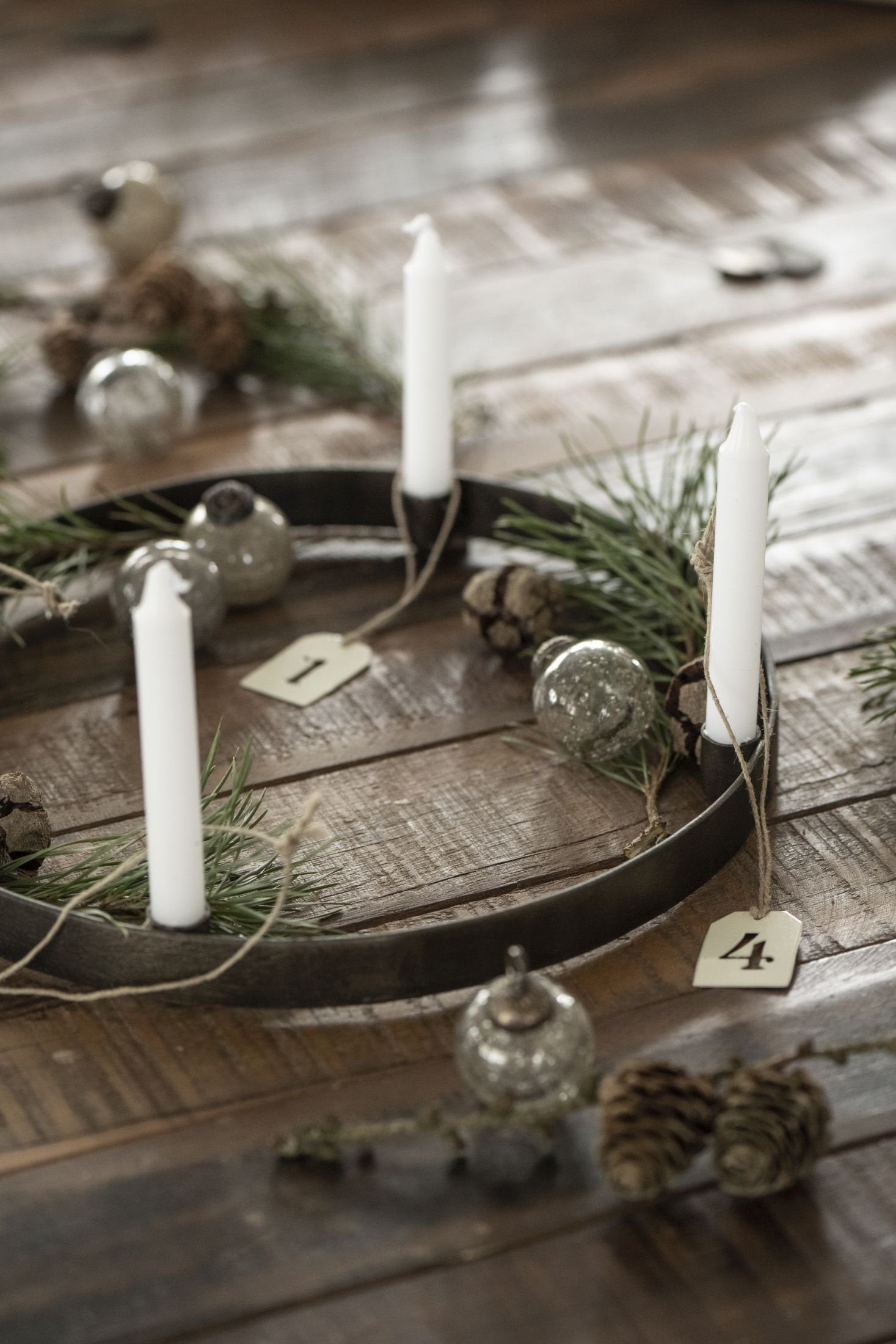 Ib Laursen Adventskranz Kerzenständer Kerzenhalter Adventskranz Weihnachten günstig online kaufen