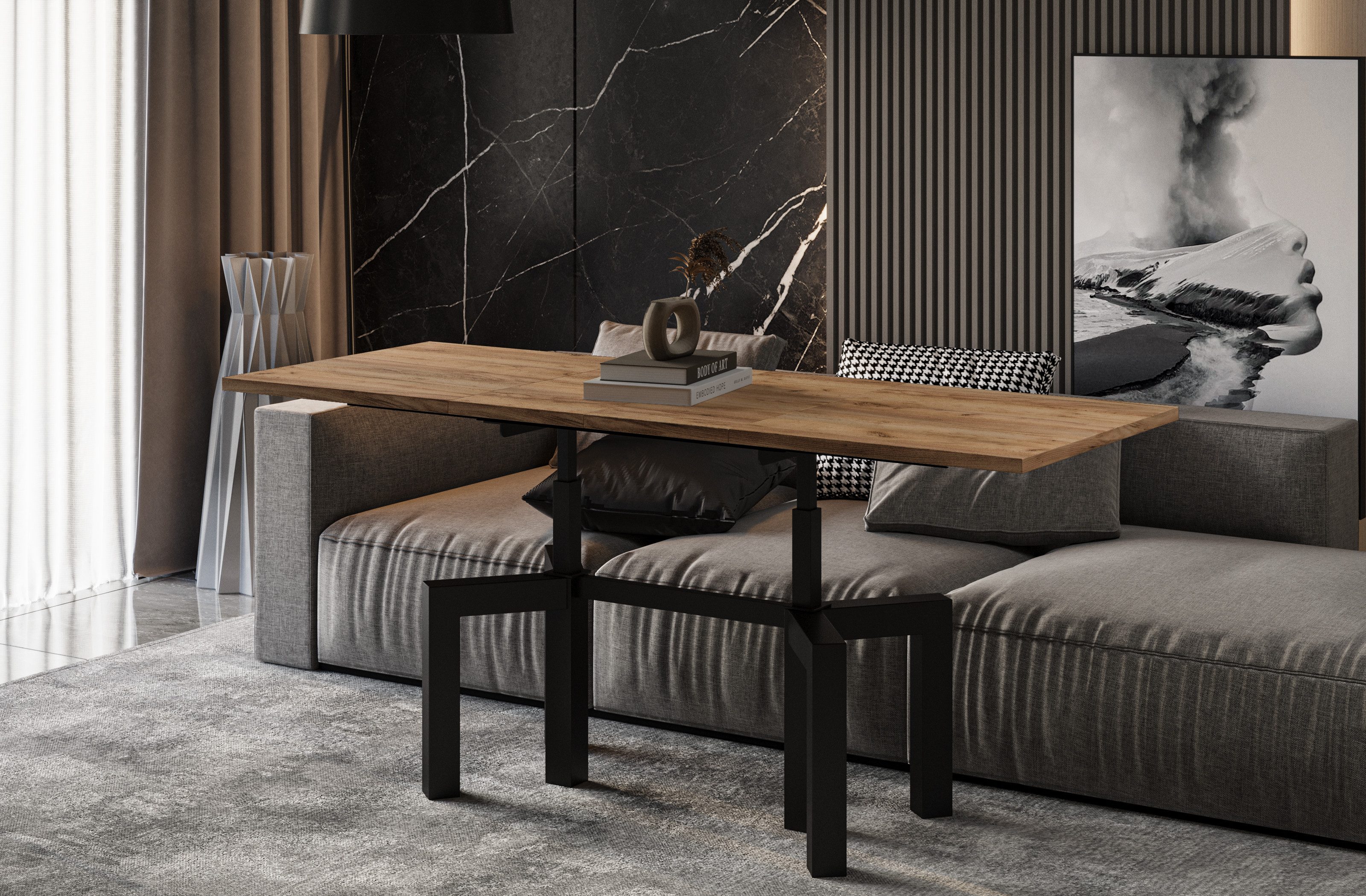 Endo-Moebel Couchtisch Oliana - ausziehbar 110-170cm günstig online kaufen