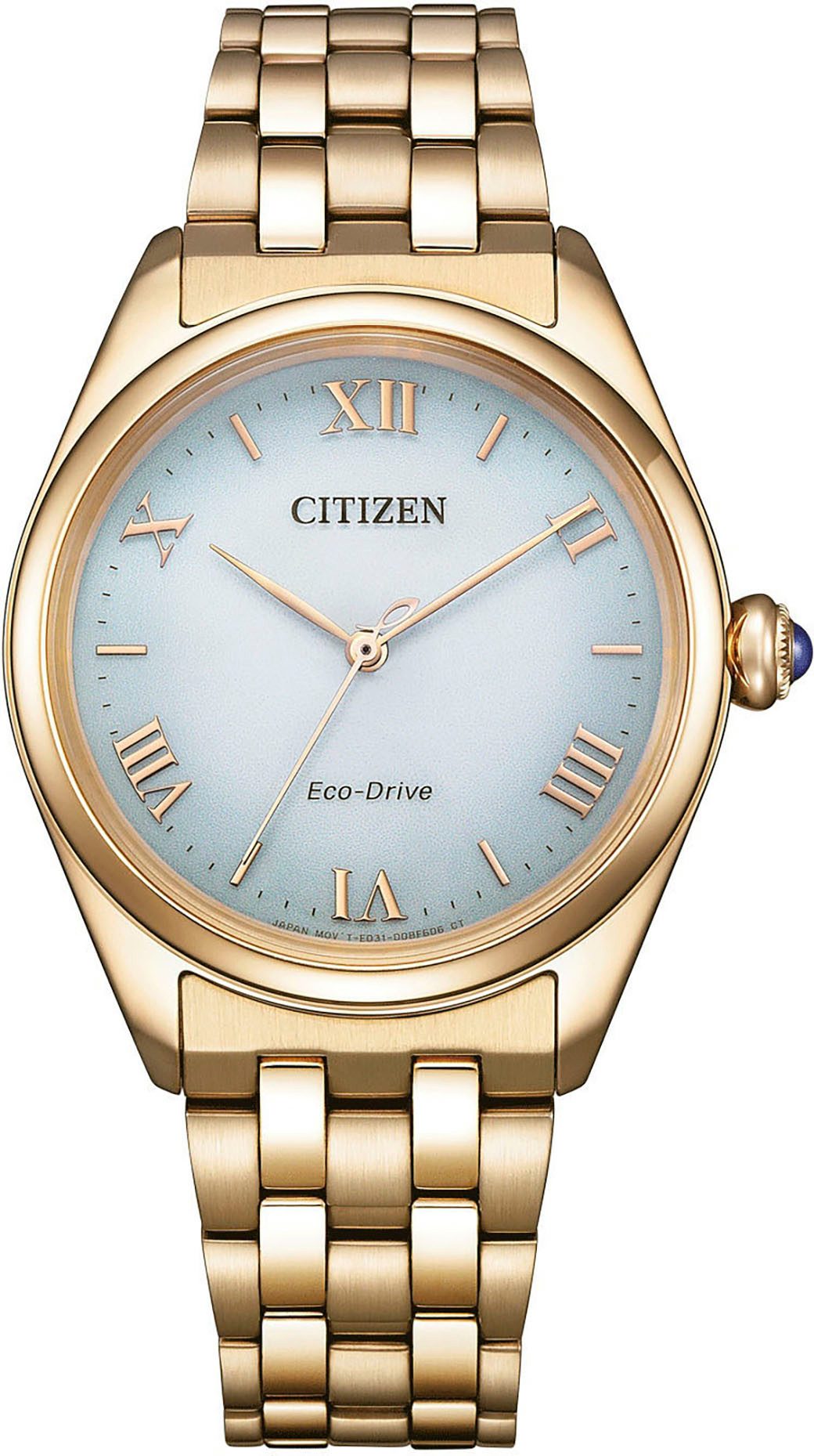 Citizen Solaruhr EM1143-81X, Armbanduhr, Damenuhr, Edelstahlarmband, günstig online kaufen
