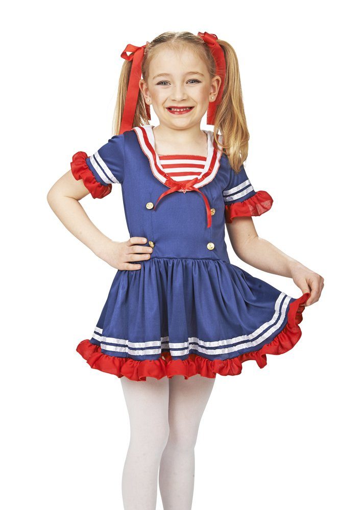 andrea-moden Kostüm Kleine Matrosin Kostüm für Mädchen - Tolles Sailor Girl Kostüm für Karneval oder Mottoparty