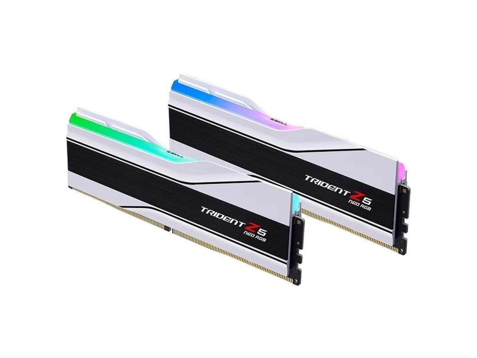 G.Skill RAM Trident Z5 RGB 64GB DDR5-6000 (2x 32GB) CL28 weiß PC-Arbeitsspeicher (RGB Beleuchtung, weißes Design)
