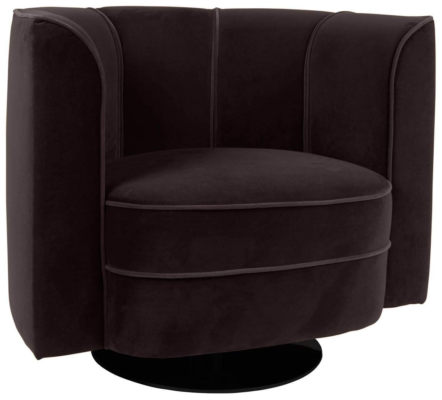 Dutchbone Loungesessel Lounge von DutchBone BLACK Sessel FLOWER