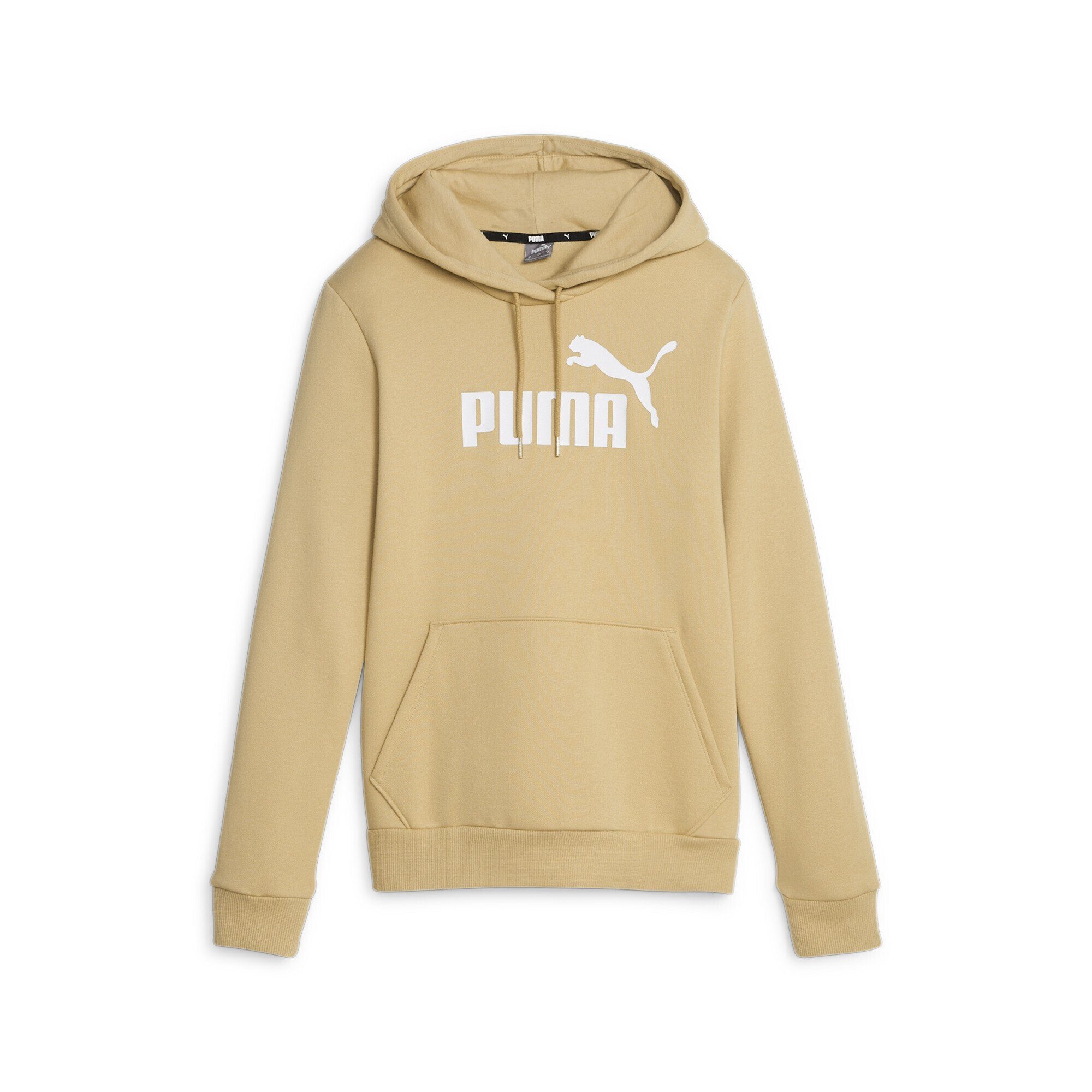 PUMA Sweatshirt Essentials Logo FL hoodie Damen Sand Dune Beige
