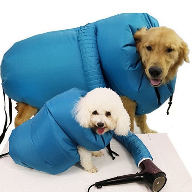 Housruse Hundemantel Schnell trocknende Tasche Beweglicher Haustier Trockner