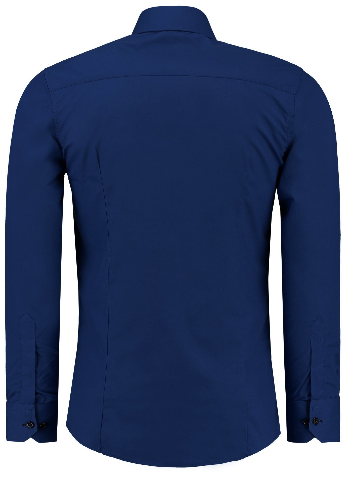 J'S FASHION Businesshemd JS12105 Slim Fit Langarm Herren Hemd mit farblich günstig online kaufen