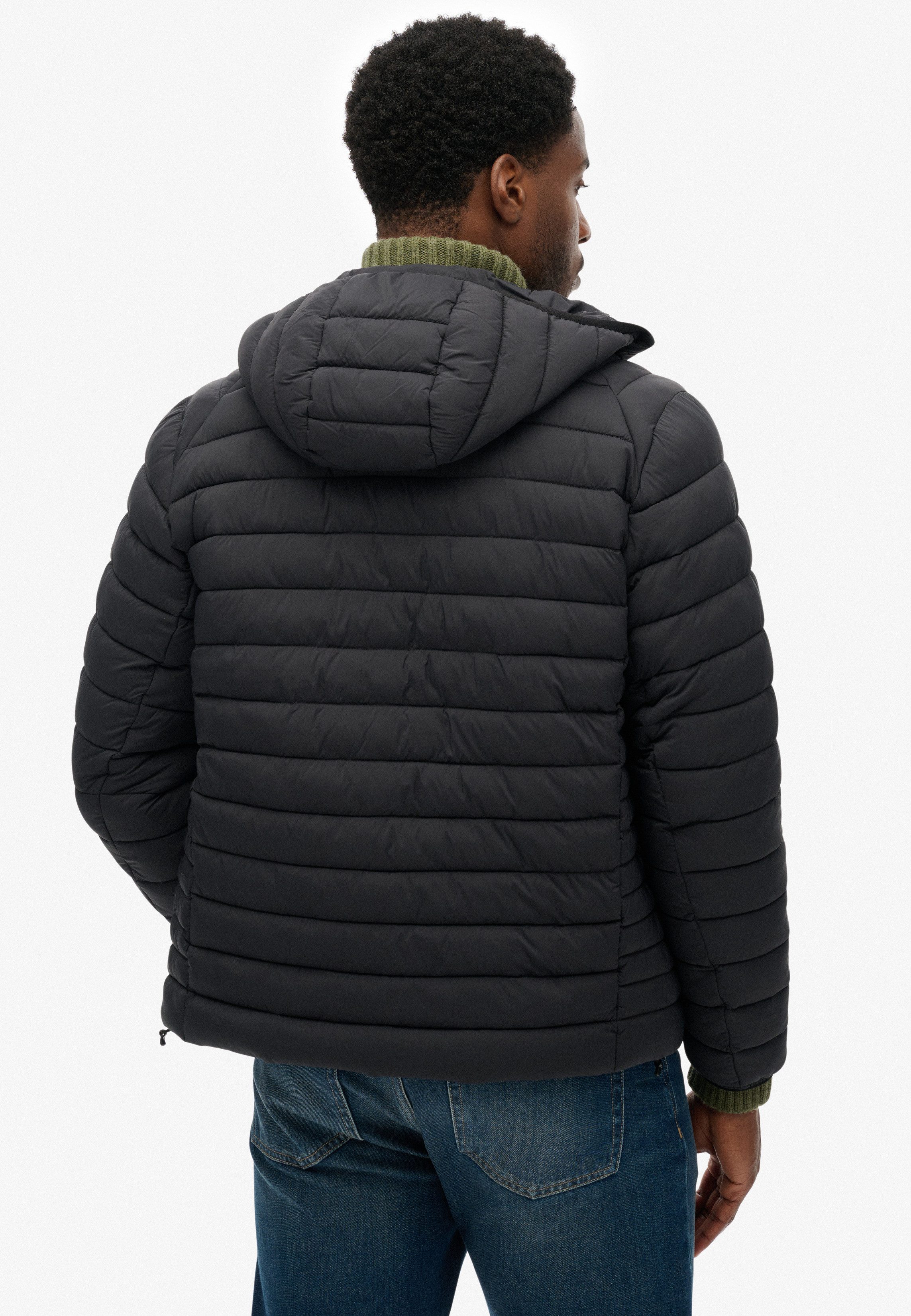 Superdry Steppjacke Hooded Fuji Lite Jacket slim fit Form, mit Kapuze – Bild 3 von 5