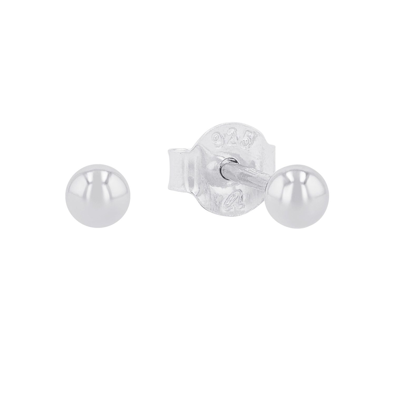 Amor Paar Ohrstecker Amor Ohrstecker für Damen, 925 Sterling Silber (Ohrstecker, 4-tlg)