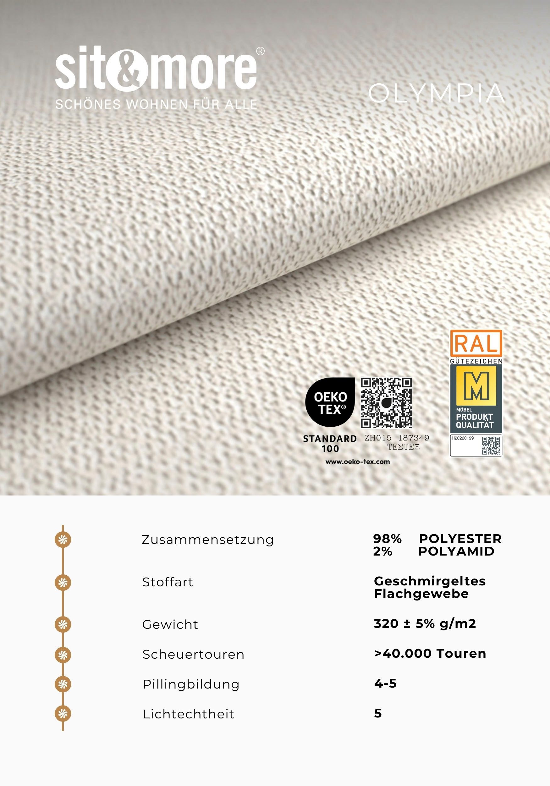 sit&more Polsterauflage Eve, (1 St)