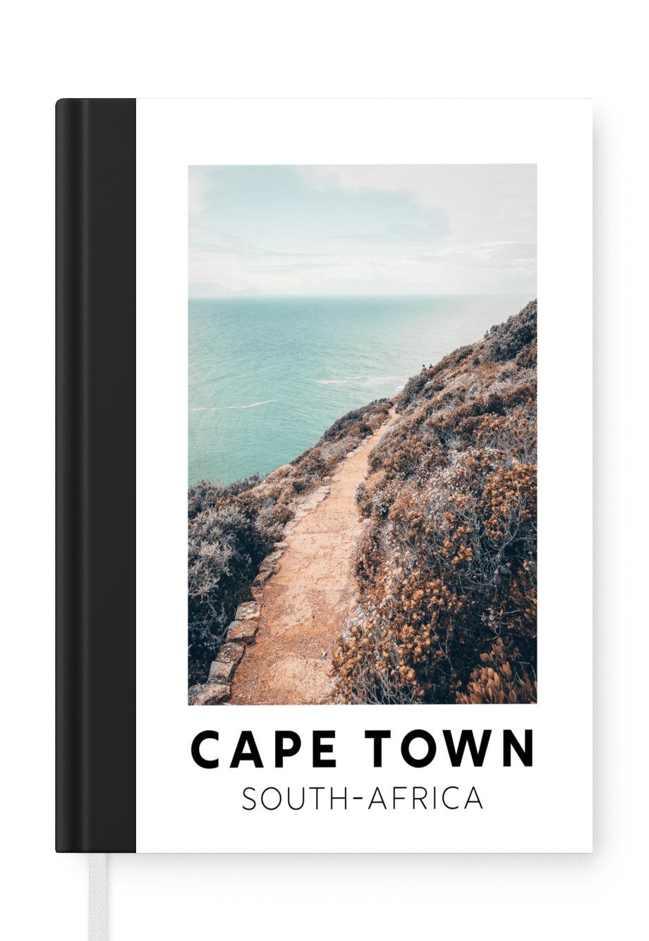 MuchoWow Notizbuch Südafrika - Straße - Natur - Meer, Journal, Merkzettel, Tagebuch, Notizheft, A5, 98 Seiten, Haushaltsbuch