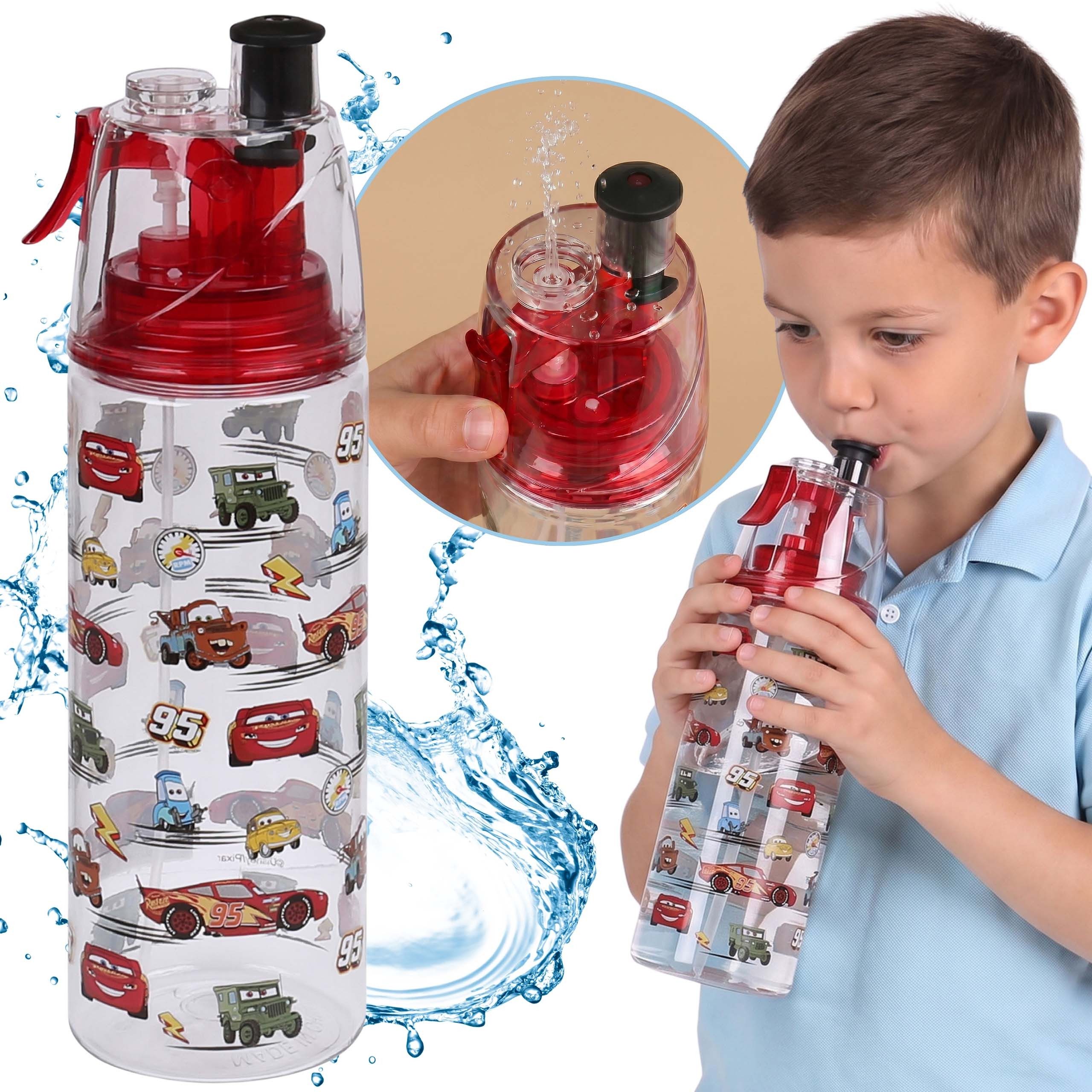 Sarcia.eu Trinkflasche DISNEY Cars Wasserflasche mit Trinköffnung, 600 ml