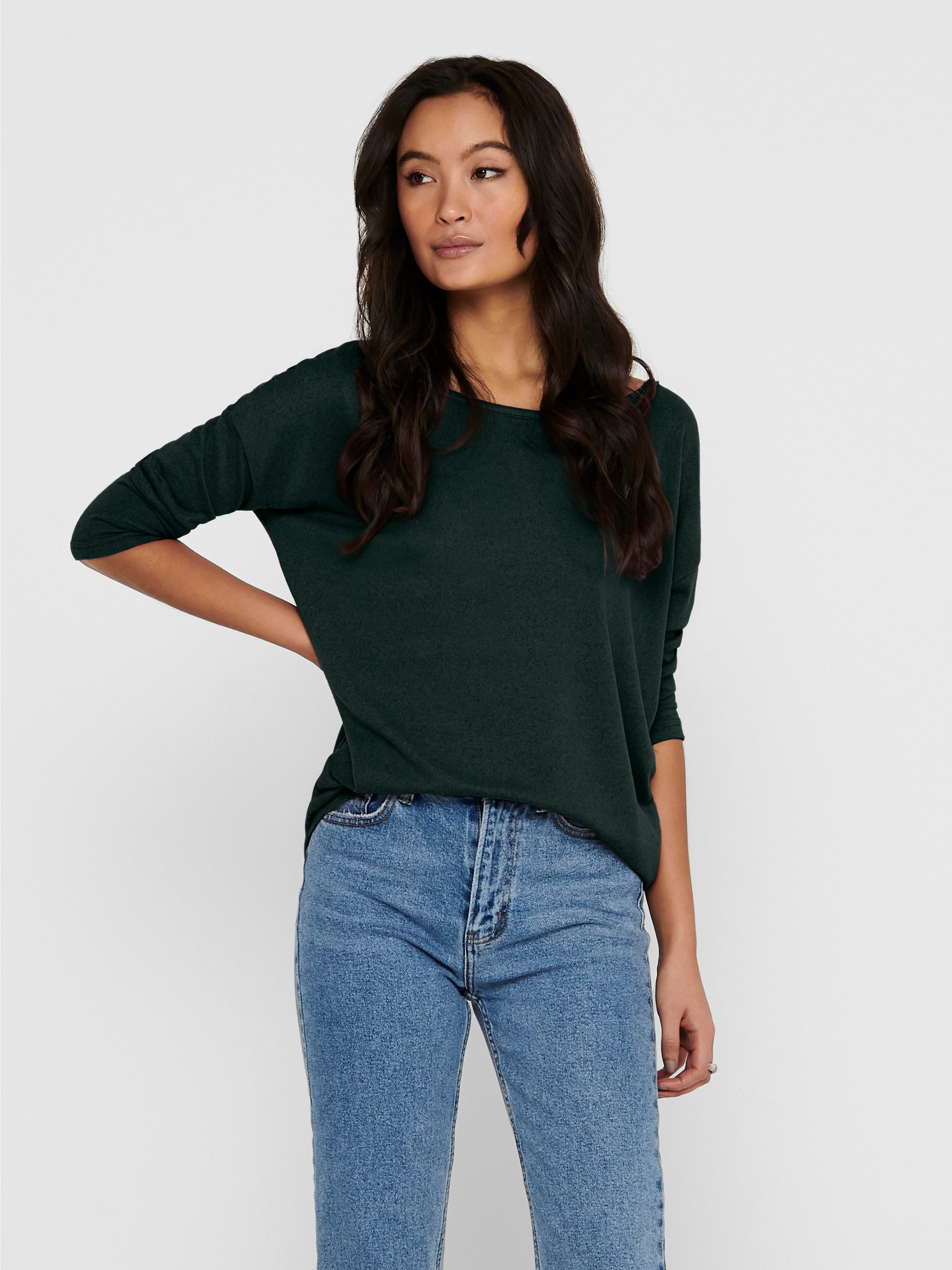 ONLY 3/4-Arm-Shirt ONLELCOS 4/5 SOLID TOP günstig online kaufen