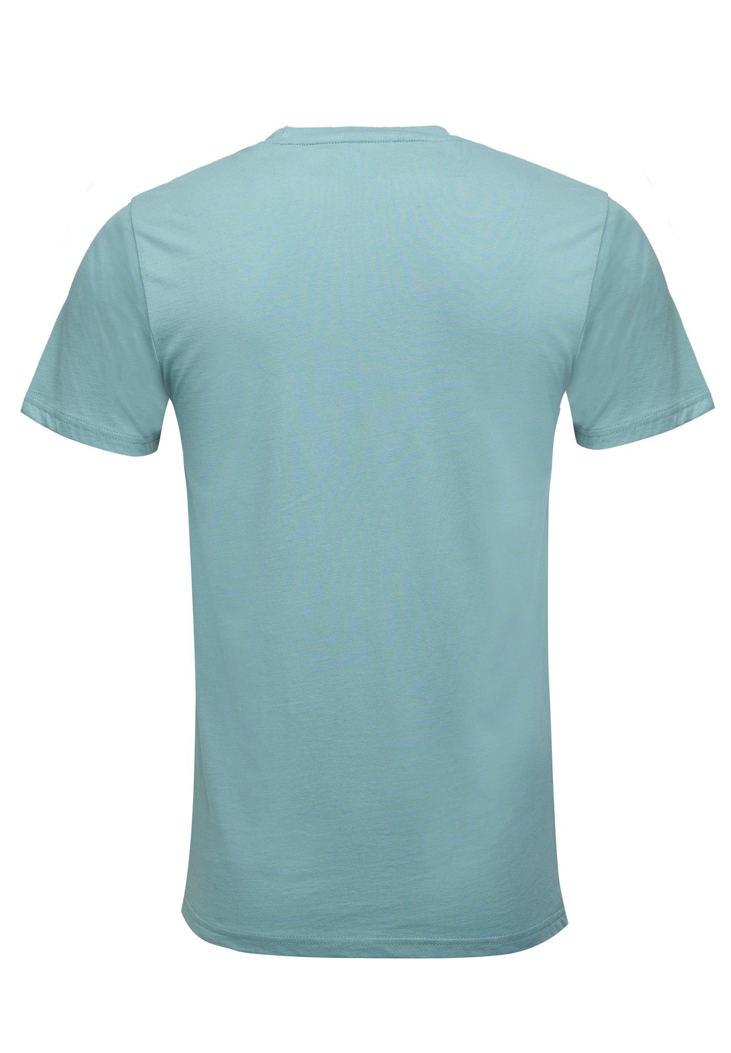T-Shirt MIKON Anker Aqua zertifizierte GOTS Bio-Baumwolle