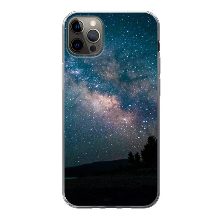 MuchoWow Handyhülle Sterne - Planeten - Galaxie - Jungen - Mädchen - Kinder Handyhülle Apple iPhone 12 Pro Max Smartphone-Bumper Print Handy