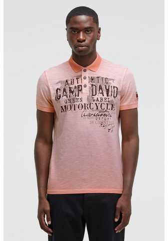  CAMP DAVID Polo marškinėliai su Vintag...