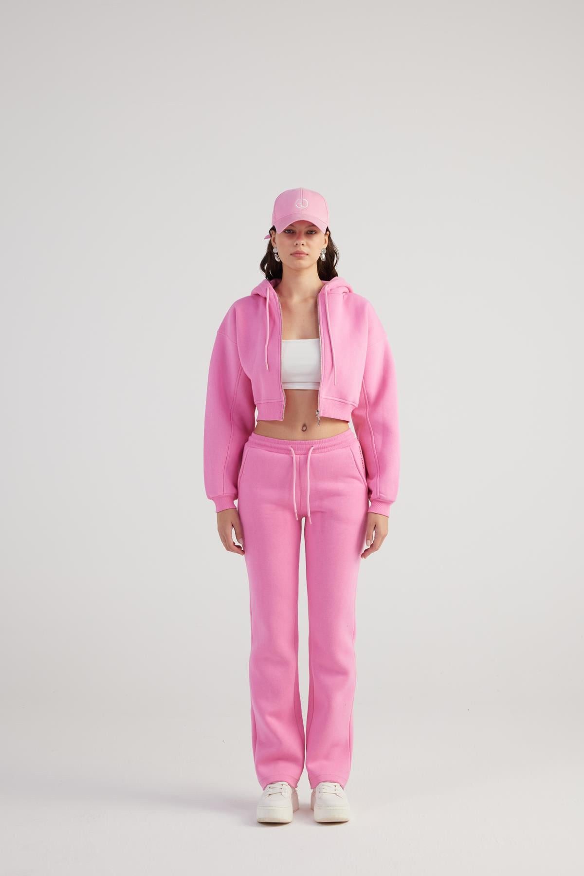 Jogginghose Damen Kaffee Hohe Taille Jogginghose