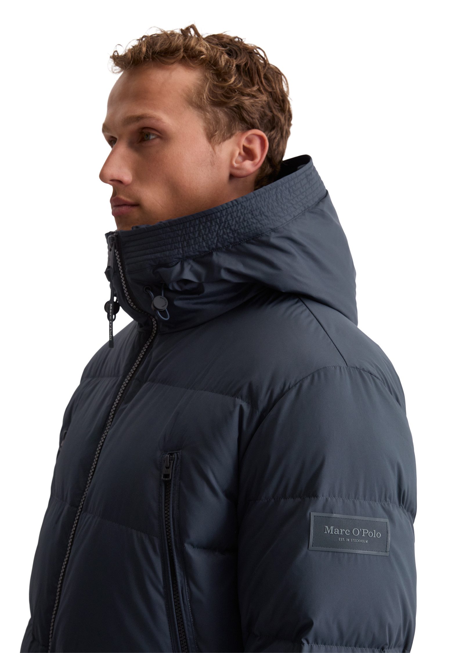Marc O'Polo Daunenjacke Pufferjacke, regular fit, eingesetzte, elastische Ärmelabschlüsse