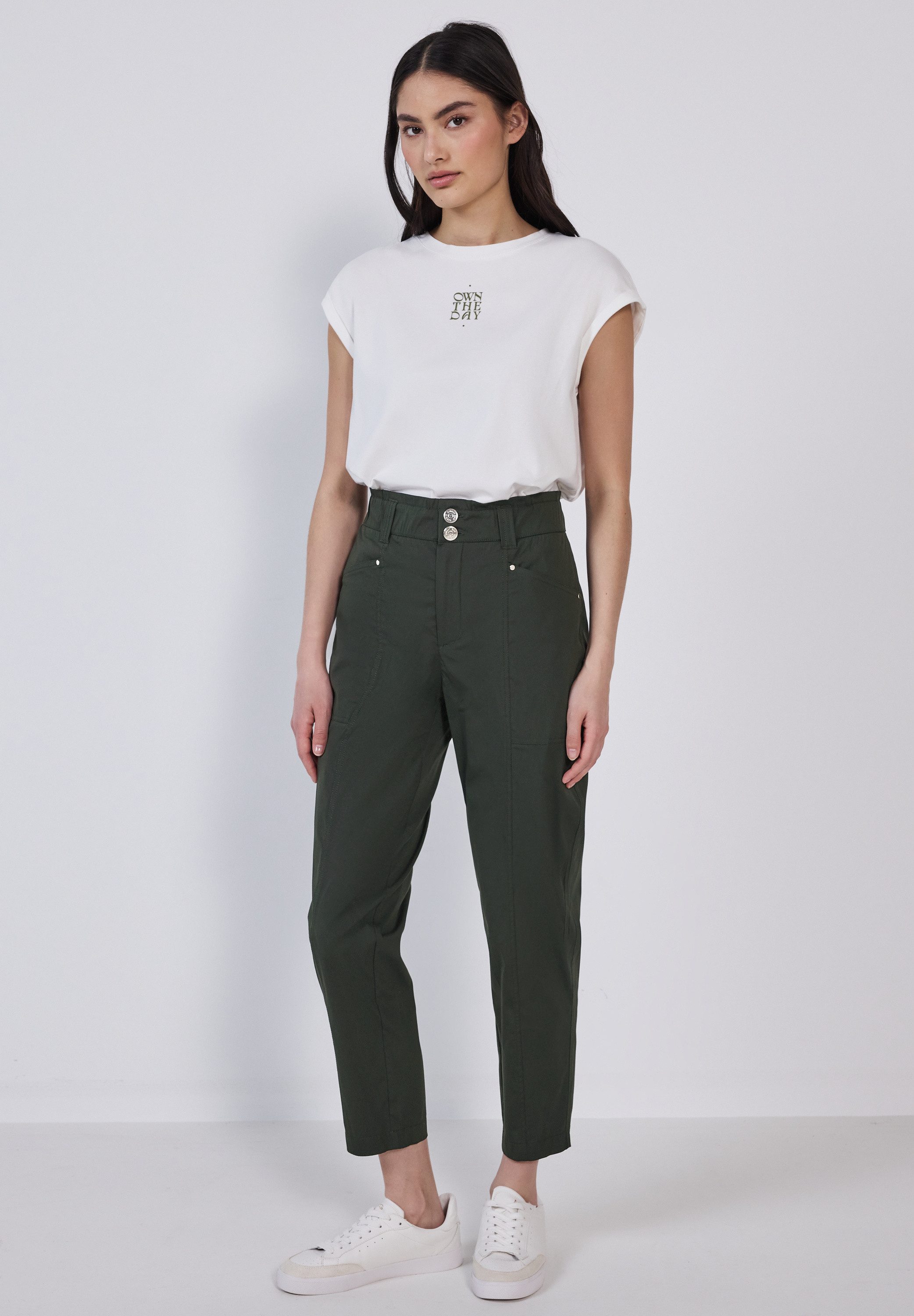 STREET ONE STUDIO Paperbag-Hose High Waist – Bild 4 von 5